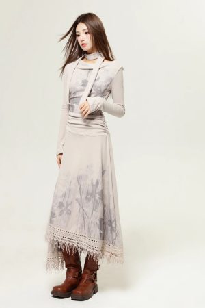 Quick Outfits, Modest Fashion Outfits Ideas Bohemian One Shoulder Maxi Dress