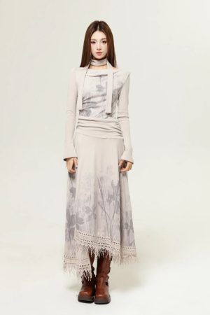 Quick Outfits, Modest Fashion Outfits Ideas Bohemian One Shoulder Maxi Dress