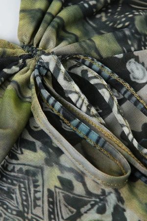 Quick Outfits, Modest Fashion Outfits Ideas Bohemian Tie-Up Top