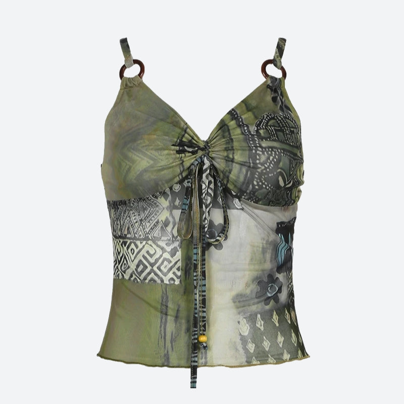 Quick Outfits, Modest Fashion Outfits Ideas Bohemian Tie-Up Top Quick Outfits, Modest Fashion Outfits Ideas Bohemian Tie-Up Top