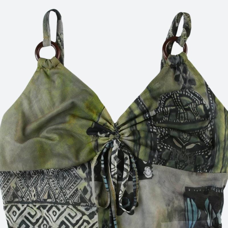 Quick Outfits, Modest Fashion Outfits Ideas Bohemian Tie-Up Top Quick Outfits, Modest Fashion Outfits Ideas Bohemian Tie-Up Top