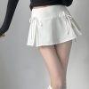 Quick Outfits, Modest Fashion Outfits Ideas Bow Pleated Mini Skirt
