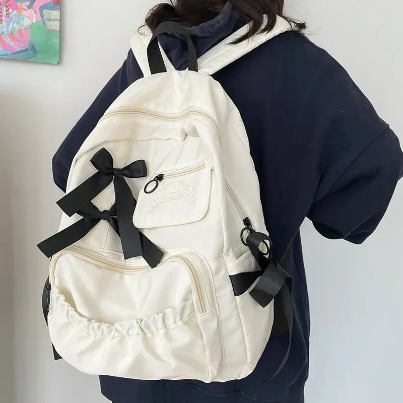 Quick Outfits, Modest Fashion Outfits Ideas Bow School Backpack Quick Outfits, Modest Fashion Outfits Ideas Bow School Backpack