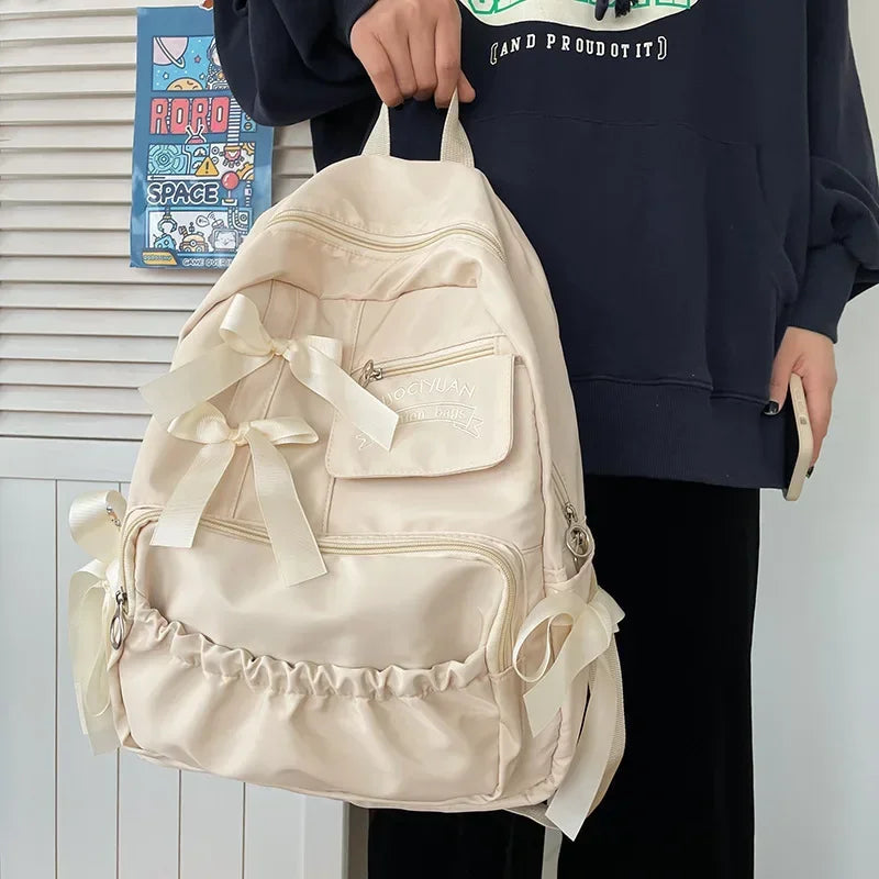 Quick Outfits, Modest Fashion Outfits Ideas Bow School Backpack Quick Outfits, Modest Fashion Outfits Ideas Bow School Backpack