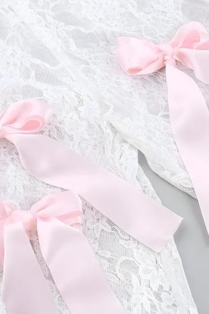 Quick Outfits, Modest Fashion Outfits Ideas Bow Transparent Lace Flare Pants