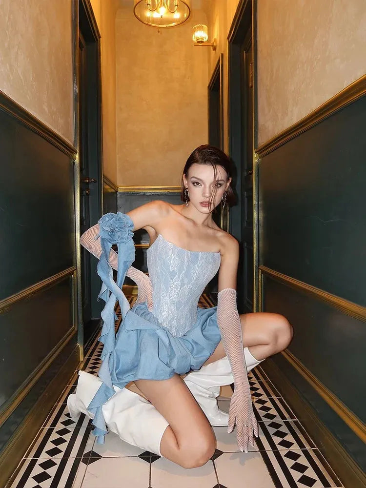 Quick Outfits, Modest Fashion Outfits Ideas Bubble Corset Mini Dress Quick Outfits, Modest Fashion Outfits Ideas Bubble Corset Mini Dress