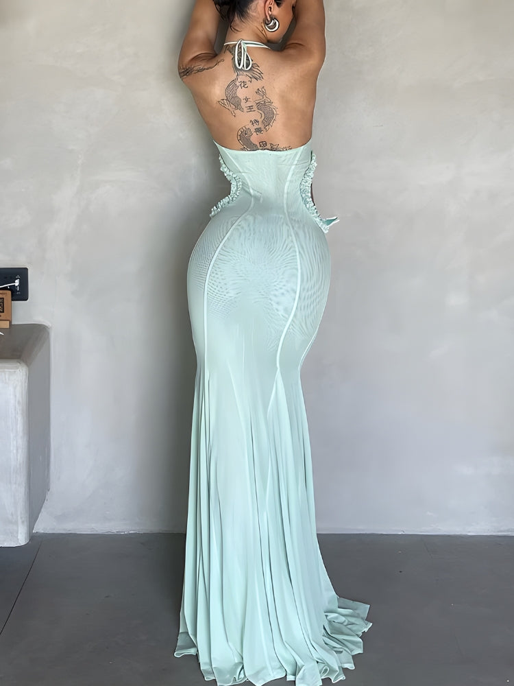 Quick Outfits, Modest Fashion Outfits Ideas Butterfly Cut Out Maxi Dress Quick Outfits, Modest Fashion Outfits Ideas Butterfly Cut Out Maxi Dress