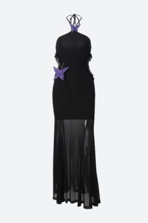 Quick Outfits, Modest Fashion Outfits Ideas Butterfly Cut Out Maxi Dress