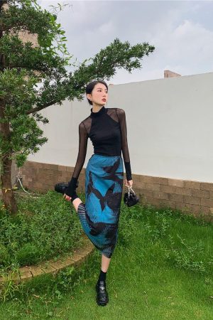 Quick Outfits, Modest Fashion Outfits Ideas Butterfly Midi Pencil Skirt