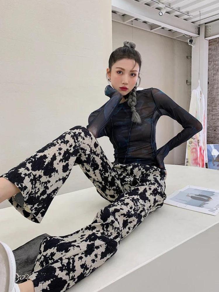 Quick Outfits, Modest Fashion Outfits Ideas Butterfly Seam Detailed Mesh Top Quick Outfits, Modest Fashion Outfits Ideas Butterfly Seam Detailed Mesh Top