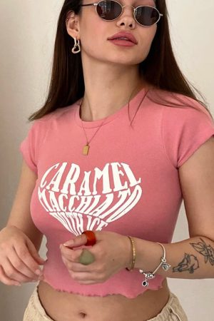 Quick Outfits, Modest Fashion Outfits Ideas Caramel Macchiato with Ice Tee