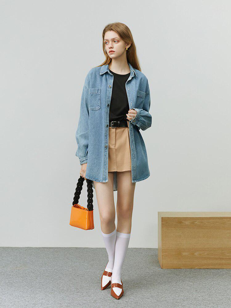 Quick Outfits, Modest Fashion Outfits Ideas Casual Denim Shirt Quick Outfits, Modest Fashion Outfits Ideas Casual Denim Shirt