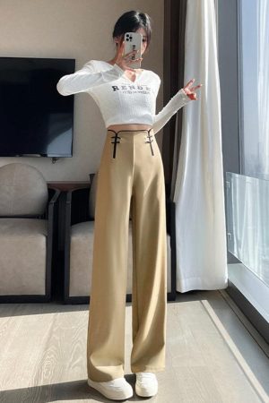 Quick Outfits, Modest Fashion Outfits Ideas Casual High Waisted Pants