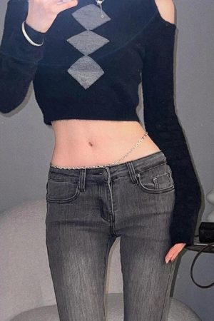 Quick Outfits, Modest Fashion Outfits Ideas Casual Low Rise Flare Jeans