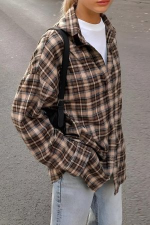 Quick Outfits, Modest Fashion Outfits Ideas Casual Plaid Shirt