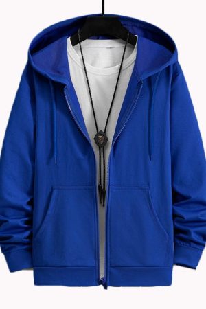 Quick Outfits, Modest Fashion Outfits Ideas Casual Zip-Up Men Hoodie