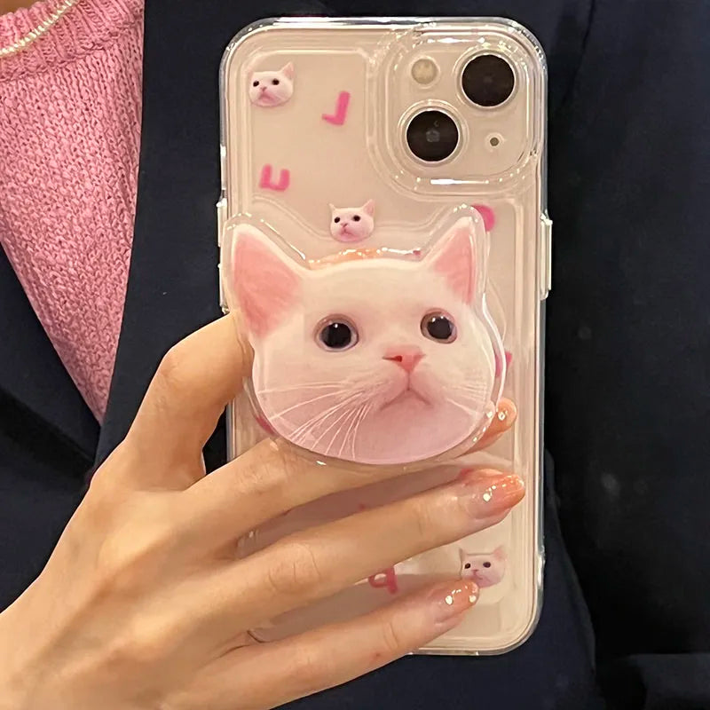Quick Outfits, Modest Fashion Outfits Ideas Cat Popsocket Clear Phone Case Quick Outfits, Modest Fashion Outfits Ideas Cat Popsocket Clear Phone Case