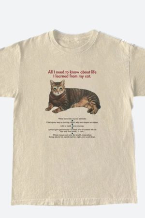 Quick Outfits, Modest Fashion Outfits Ideas Cat Tee