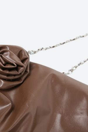 Quick Outfits, Modest Fashion Outfits Ideas Chain Strap Faux Leather Mini Dress