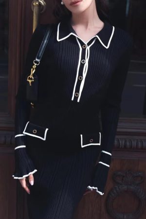 Quick Outfits, Modest Fashion Outfits Ideas Classic Ribbed Midi Dress