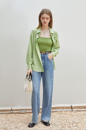 Quick Outfits, Modest Fashion Outfits Ideas Classic Soft Color Shirt