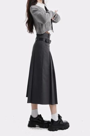 Quick Outfits, Modest Fashion Outfits Ideas College Girl Pleated Midi Skirt