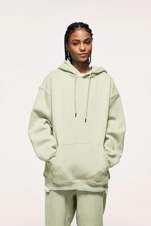 Quick Outfits, Modest Fashion Outfits Ideas Colorful Basic Pullover Hoodie