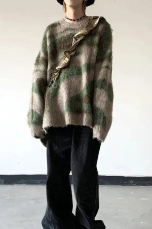 Quick Outfits, Modest Fashion Outfits Ideas Colorful Patterned Knitted Sweater