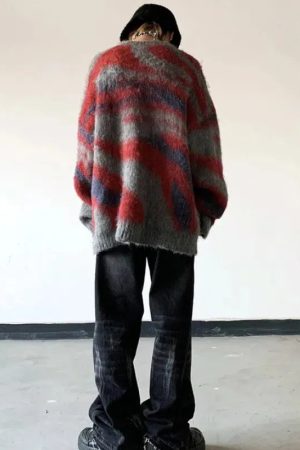 Quick Outfits, Modest Fashion Outfits Ideas Colorful Patterned Knitted Sweater