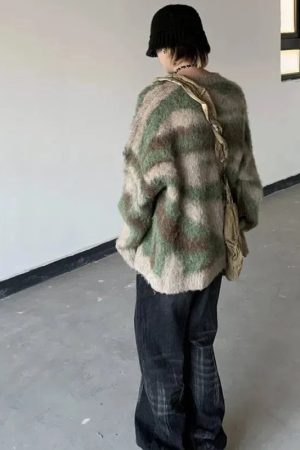 Quick Outfits, Modest Fashion Outfits Ideas Colorful Patterned Knitted Sweater