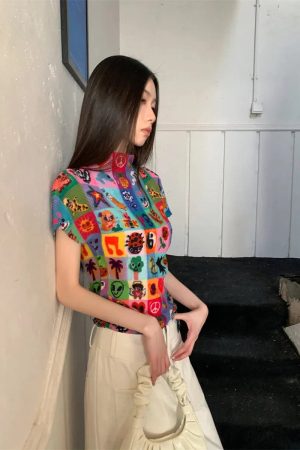 Quick Outfits, Modest Fashion Outfits Ideas Colorful Sketchbook Pleated Top