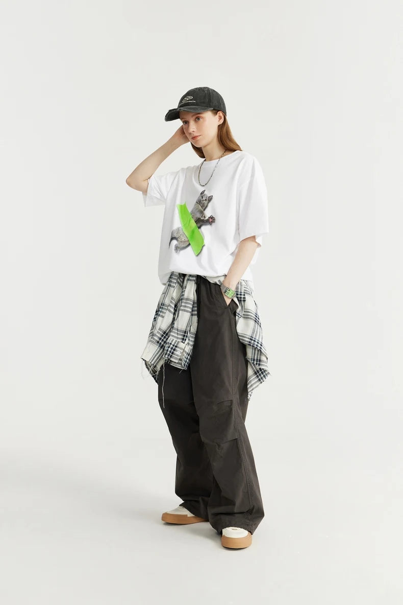 Quick Outfits, Modest Fashion Outfits Ideas Contemporary Cat Art Tee