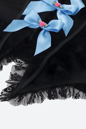 Quick Outfits, Modest Fashion Outfits Ideas Coquette Bow Lace Top