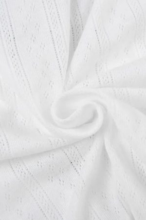 Quick Outfits, Modest Fashion Outfits Ideas Coquette Bow Pointelle Top