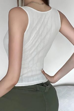 Quick Outfits, Modest Fashion Outfits Ideas Coquette Bow Pointelle Top