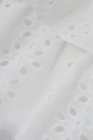 Quick Outfits, Modest Fashion Outfits Ideas Coquette Broderie Anglaise Top & Mini Skirt Two Piece Set