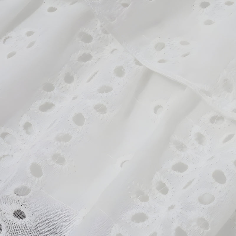 Quick Outfits, Modest Fashion Outfits Ideas Coquette Broderie Anglaise Top & Mini Skirt Two Piece Set Quick Outfits, Modest Fashion Outfits Ideas Coquette Broderie Anglaise Top & Mini Skirt Two Piece Set