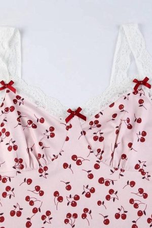 Quick Outfits, Modest Fashion Outfits Ideas Coquette Cherry Mini Dress