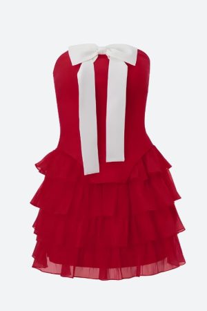 Quick Outfits, Modest Fashion Outfits Ideas Coquette Corset Top & Mini Skirt Two Piece Set