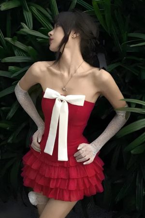 Quick Outfits, Modest Fashion Outfits Ideas Coquette Corset Top & Mini Skirt Two Piece Set