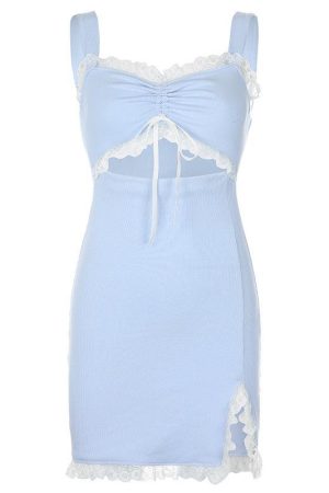 Quick Outfits, Modest Fashion Outfits Ideas Coquette Cut Out Mini Dress