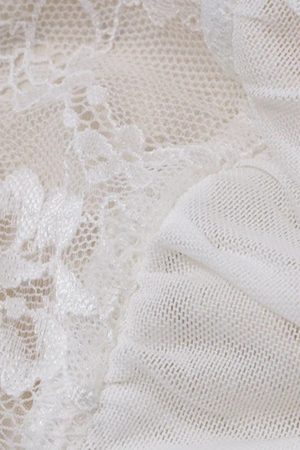 Quick Outfits, Modest Fashion Outfits Ideas Coquette Lace Mesh Bra Crop Top