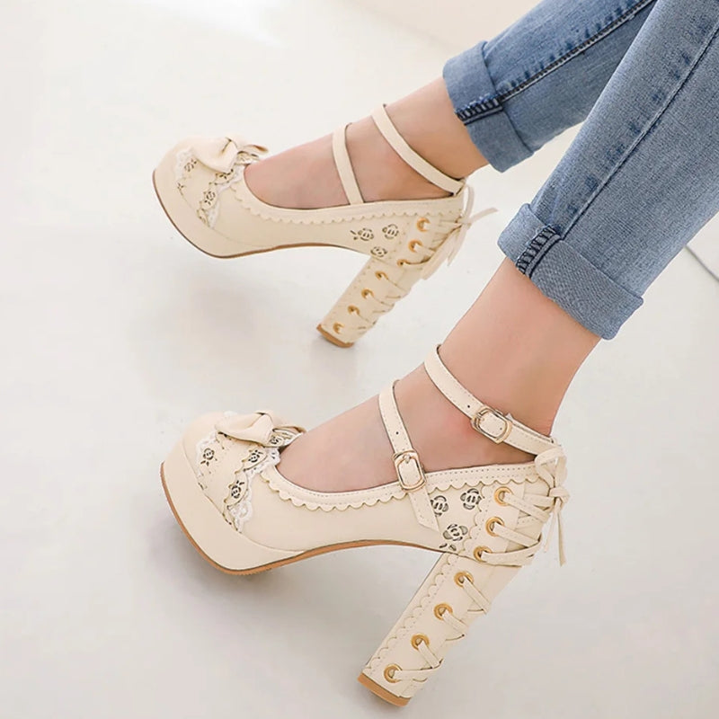 Quick Outfits, Modest Fashion Outfits Ideas Coquette Lace Up High Heels Quick Outfits, Modest Fashion Outfits Ideas Coquette Lace Up High Heels