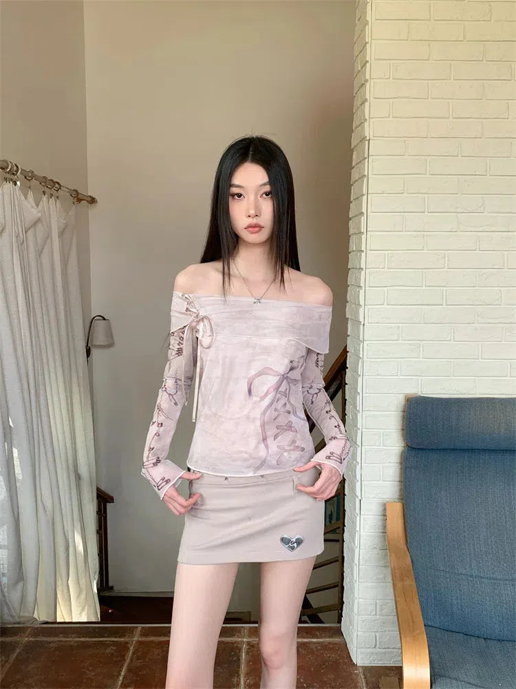 Quick Outfits, Modest Fashion Outfits Ideas Coquette Lace Up Off Shoulder Top Quick Outfits, Modest Fashion Outfits Ideas Coquette Lace Up Off Shoulder Top