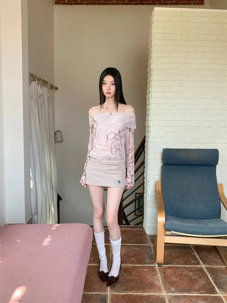 Quick Outfits, Modest Fashion Outfits Ideas Coquette Lace Up Off Shoulder Top Quick Outfits, Modest Fashion Outfits Ideas Coquette Lace Up Off Shoulder Top