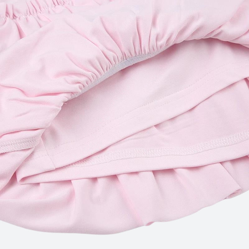 Quick Outfits, Modest Fashion Outfits Ideas Coquette Layered Bow Mini Skort Quick Outfits, Modest Fashion Outfits Ideas Coquette Layered Bow Mini Skort