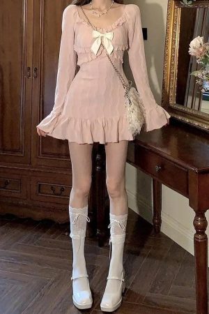 Quick Outfits, Modest Fashion Outfits Ideas Coquette Mini Dress