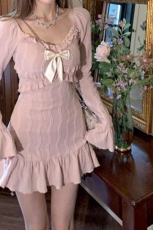 Quick Outfits, Modest Fashion Outfits Ideas Coquette Mini Dress