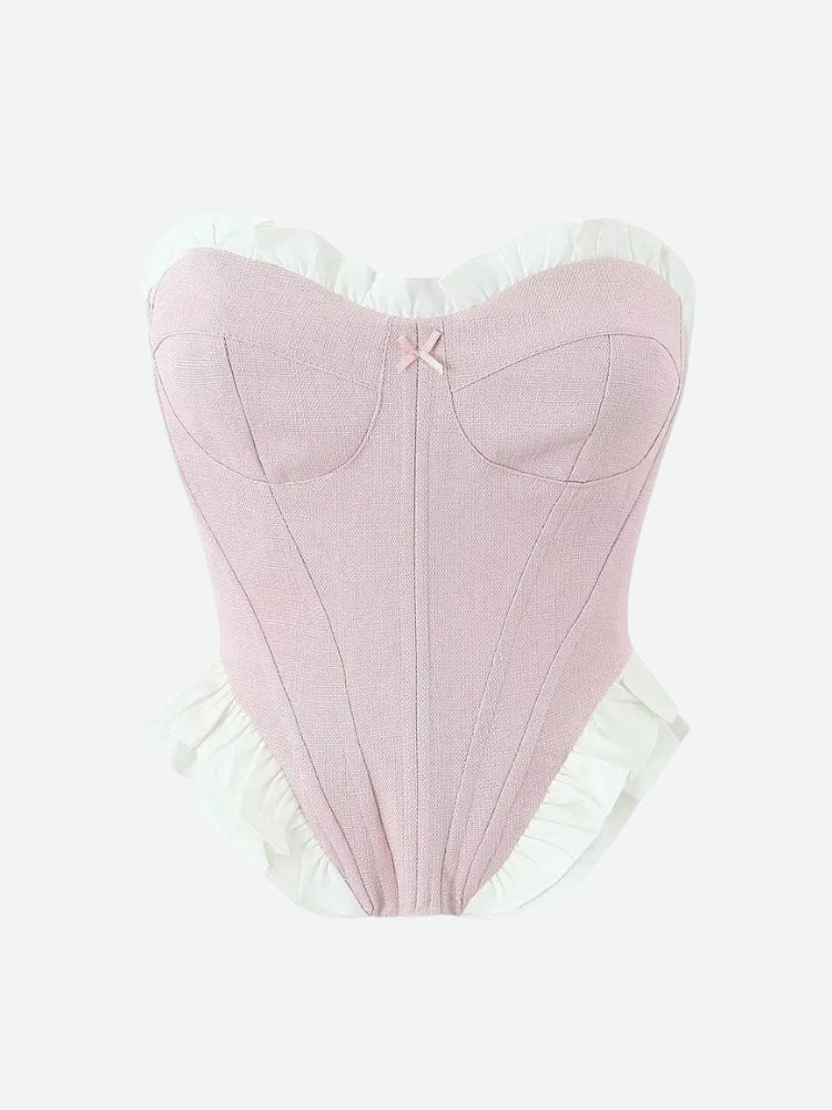 Quick Outfits, Modest Fashion Outfits Ideas Coquette Pink Corset Top Quick Outfits, Modest Fashion Outfits Ideas Coquette Pink Corset Top
