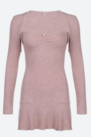 Quick Outfits, Modest Fashion Outfits Ideas Coquette Pink Mini Dress